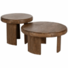 Set de 2 Tables Basses – Bois de Manguier