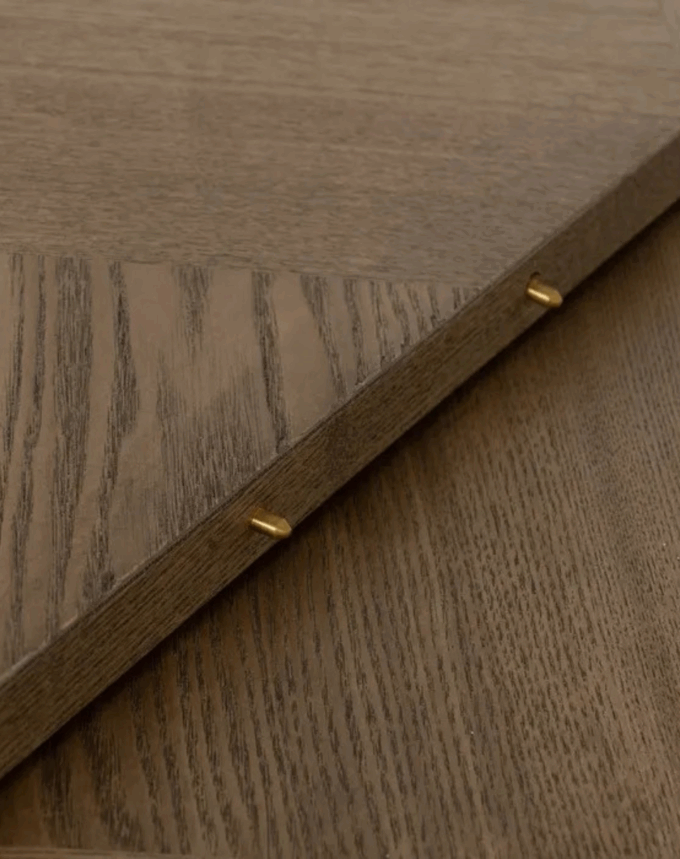 Table Extensible Naturel & Noir – Plateau Bois & Pieds Métal