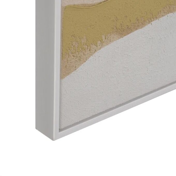 Cadre Mural Encadré – Print Abstrait Texturé