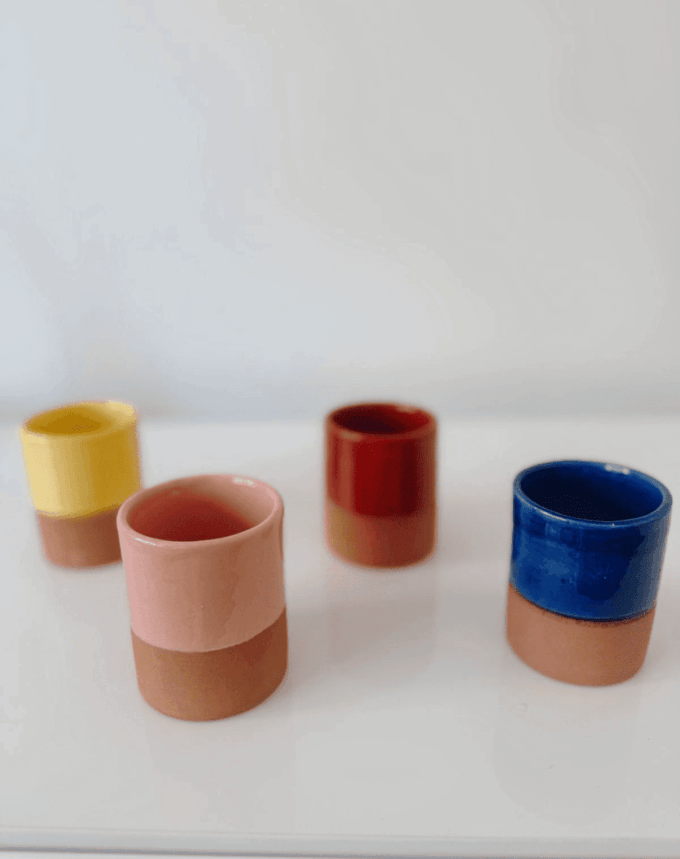 Tasse kech - Lot de 4 mugs en céramique