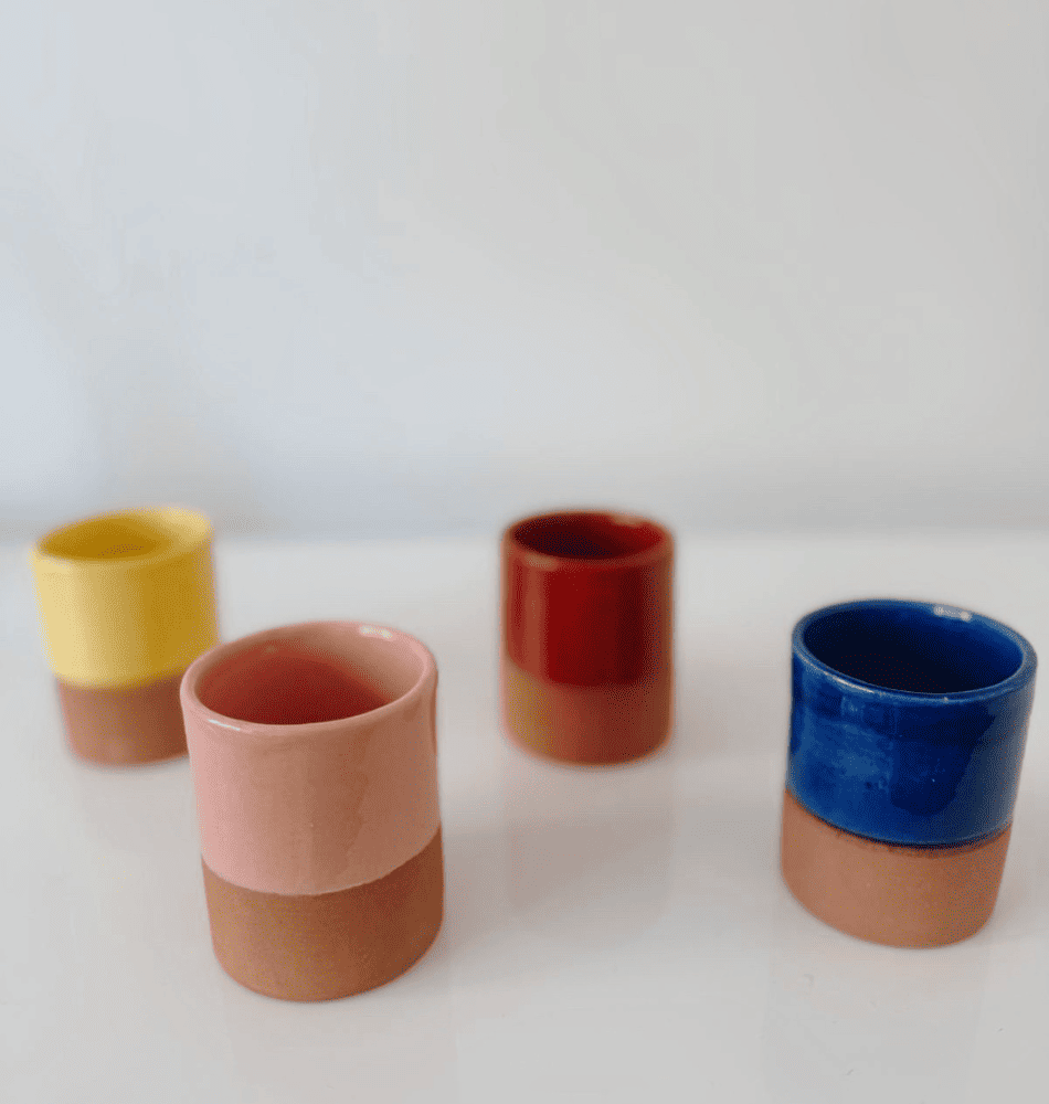 Tasse kech - Lot de 4 mugs en céramique