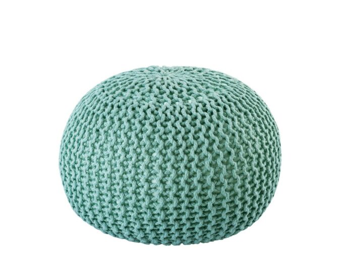 Pouf PREMIUM ø45cm  tricoté-Interieur et exterieur