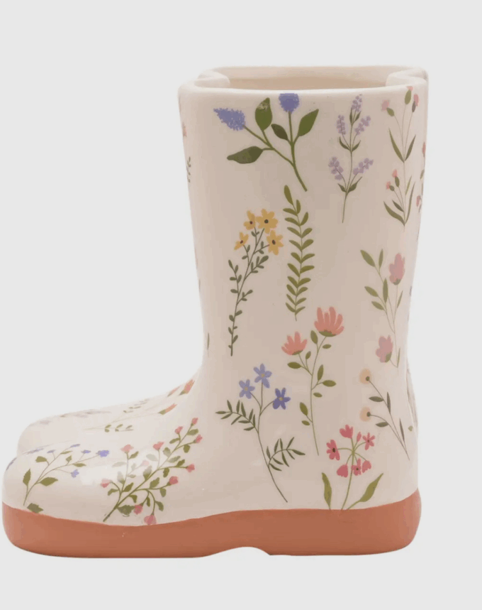 Vase Bottes Florales – Céramique Émaillée
