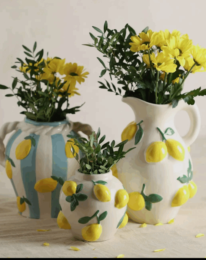 Vase Pichet Citron – Collection Hestia