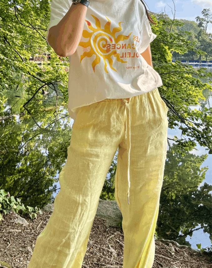 T-shirt Les Vacances Soleil – Esprit rétro