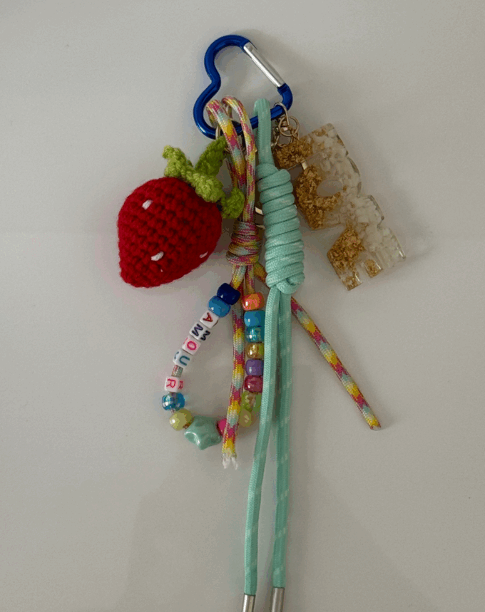 Panier “Maman d'amour" + Bijou de sac