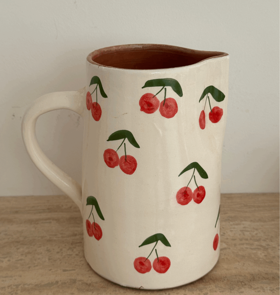 Carafe Cerise – Pièce artisanale