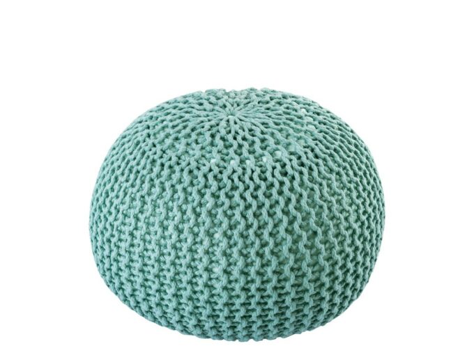 Pouf PREMIUM ø45cm  tricoté-Interieur et exterieur