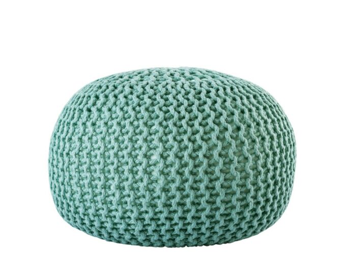 Pouf PREMIUM ø45cm  tricoté-Interieur et exterieur
