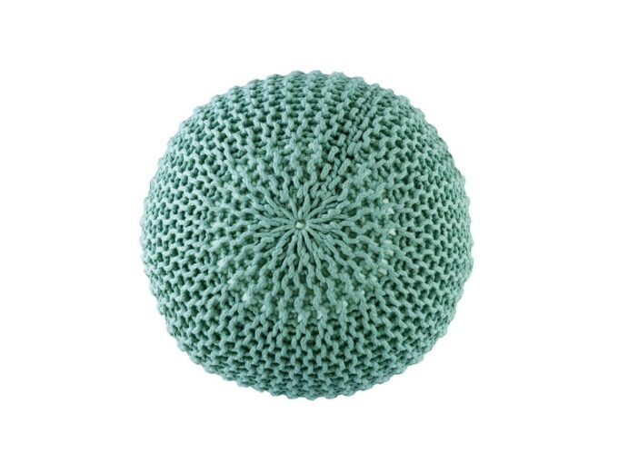Pouf PREMIUM ø45cm  tricoté-Interieur et exterieur