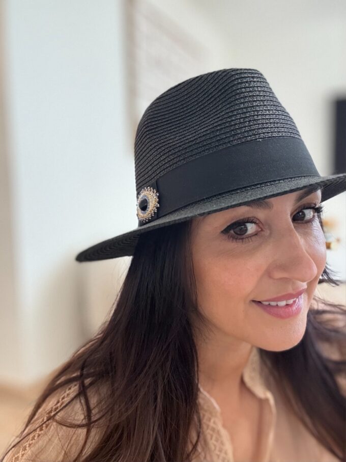 Chapeau Portofino – Élégance noire