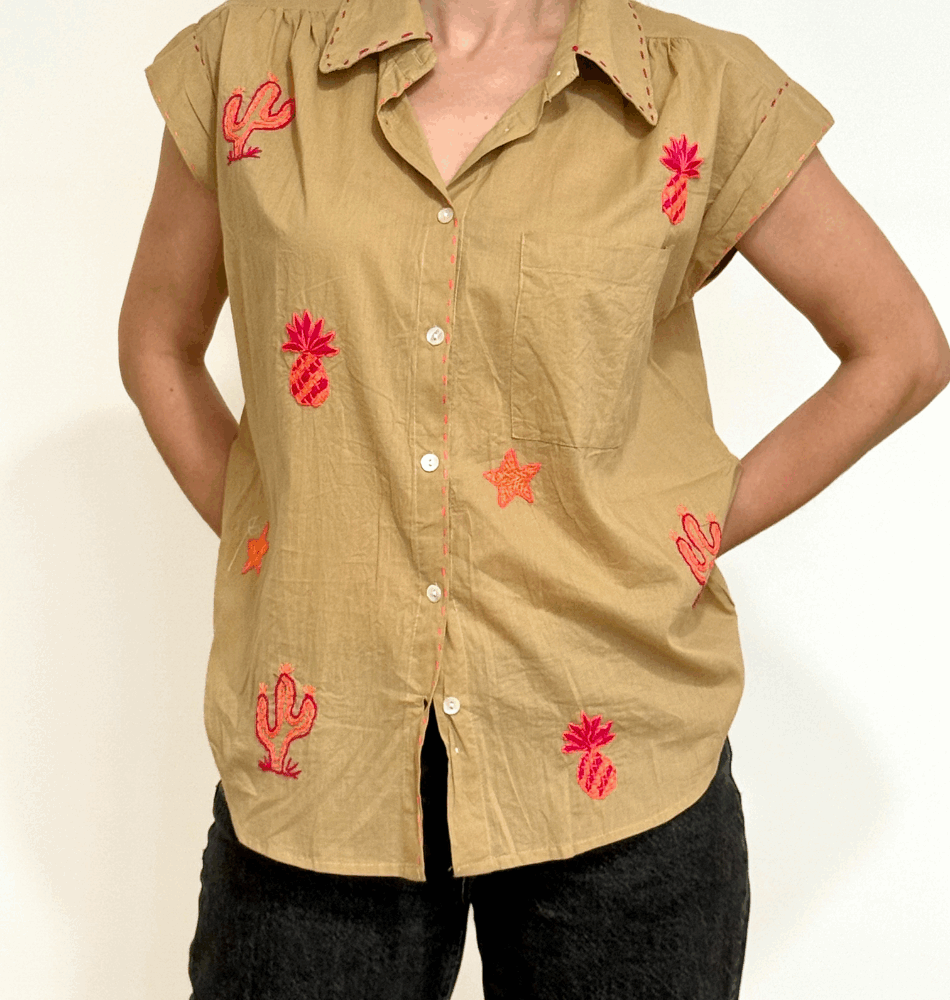 Chemise Cancun- Caramel