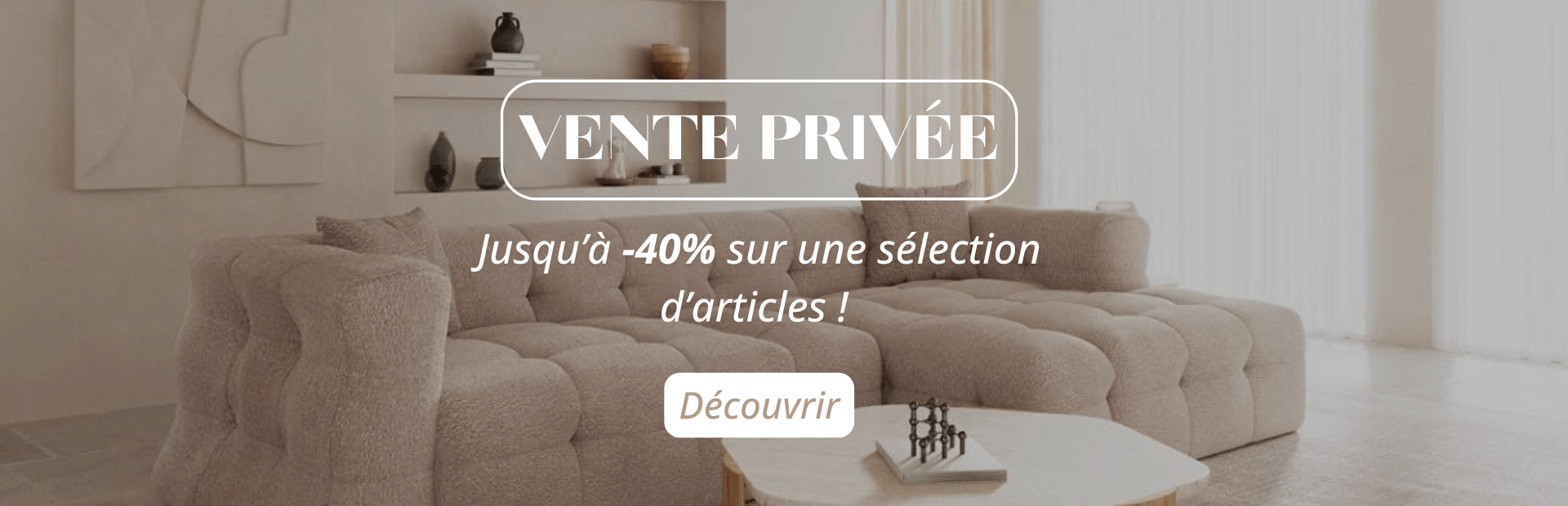VENTEE PRIVEE MAISON KINZ