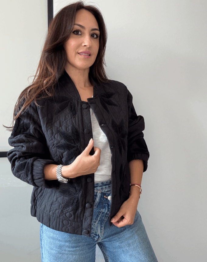 Veste Matlassée Harlem NOIR