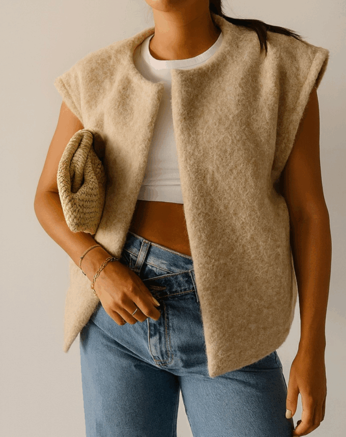 Gilet Doudou Manhattan Beige