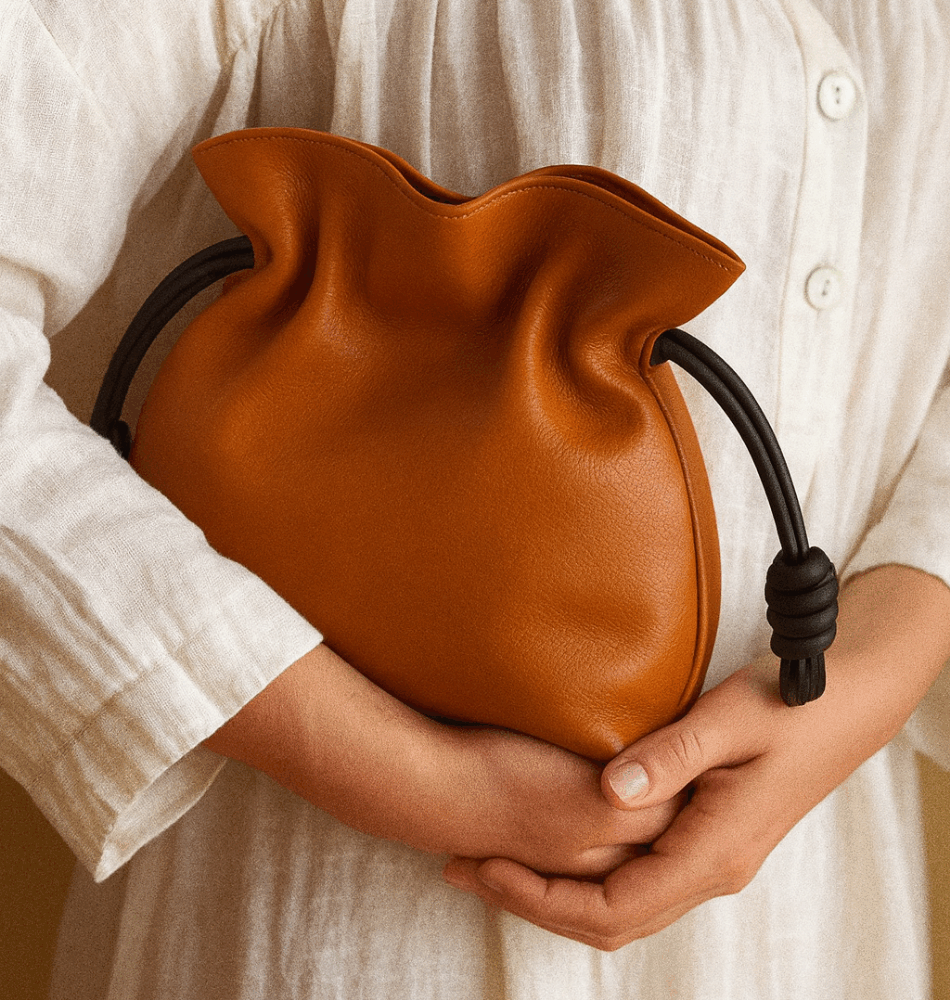 Sac Pochette urbane Camel