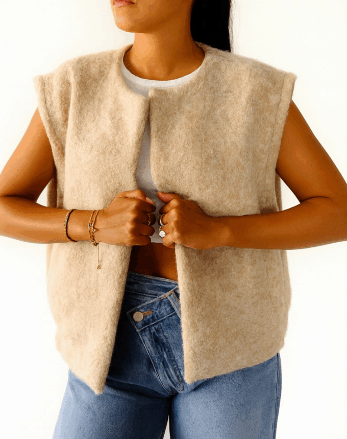 Gilet Doudou Manhattan Marron