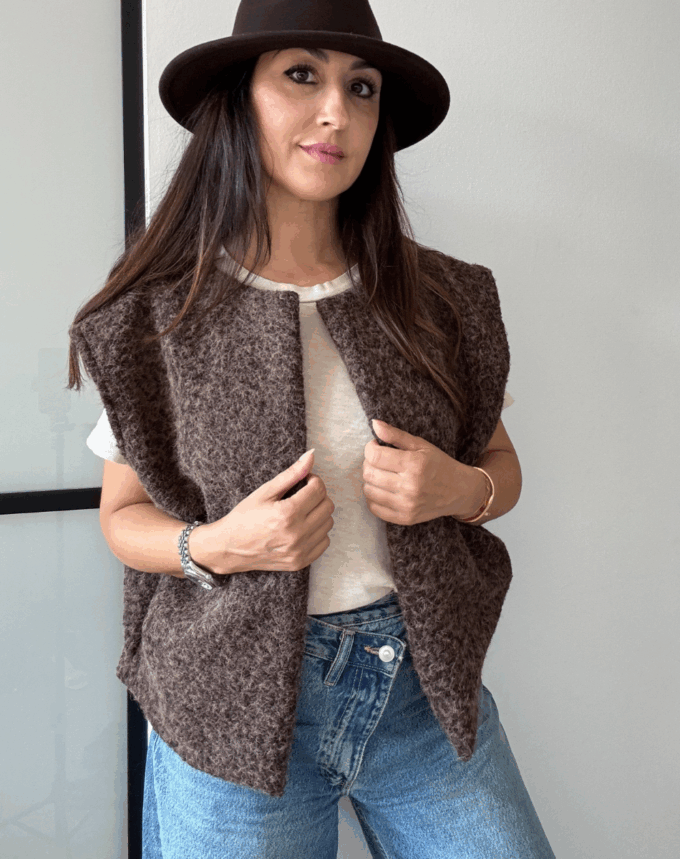 Gilet Doudou Manhattan Beige