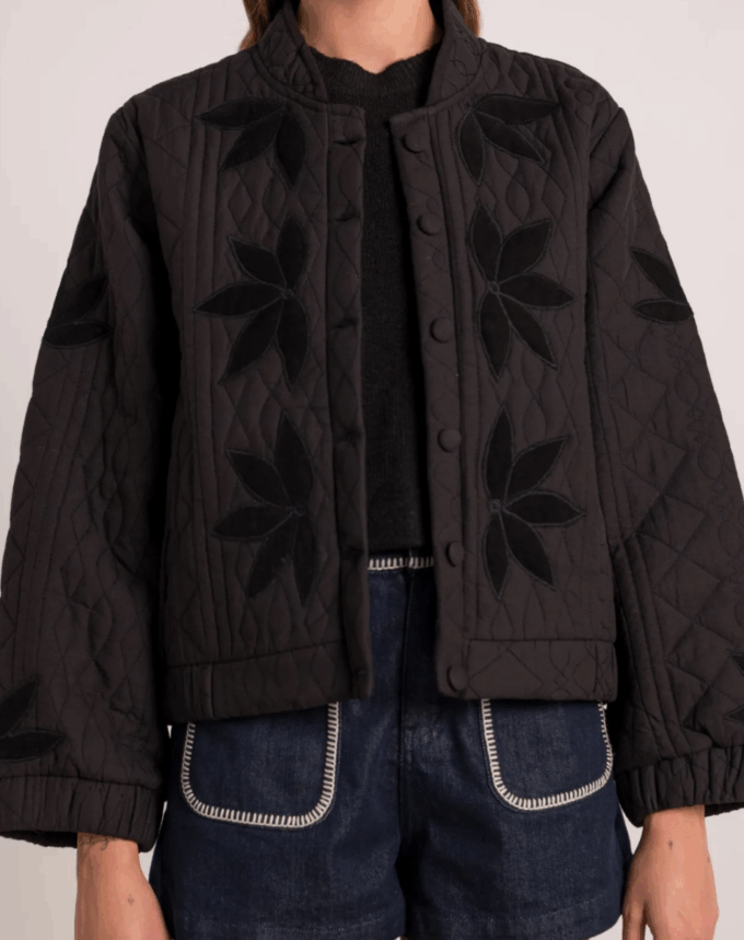 Veste Matlassée Harlem NOIR