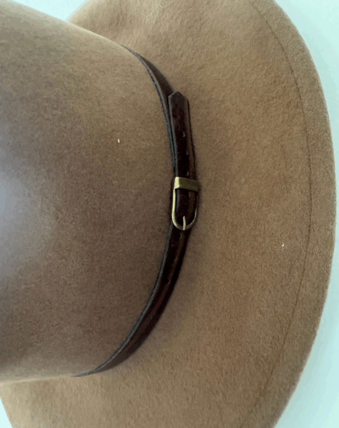 Chapeau Laine Camel
