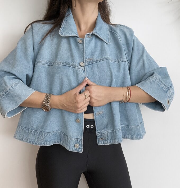 Veste jean liberté