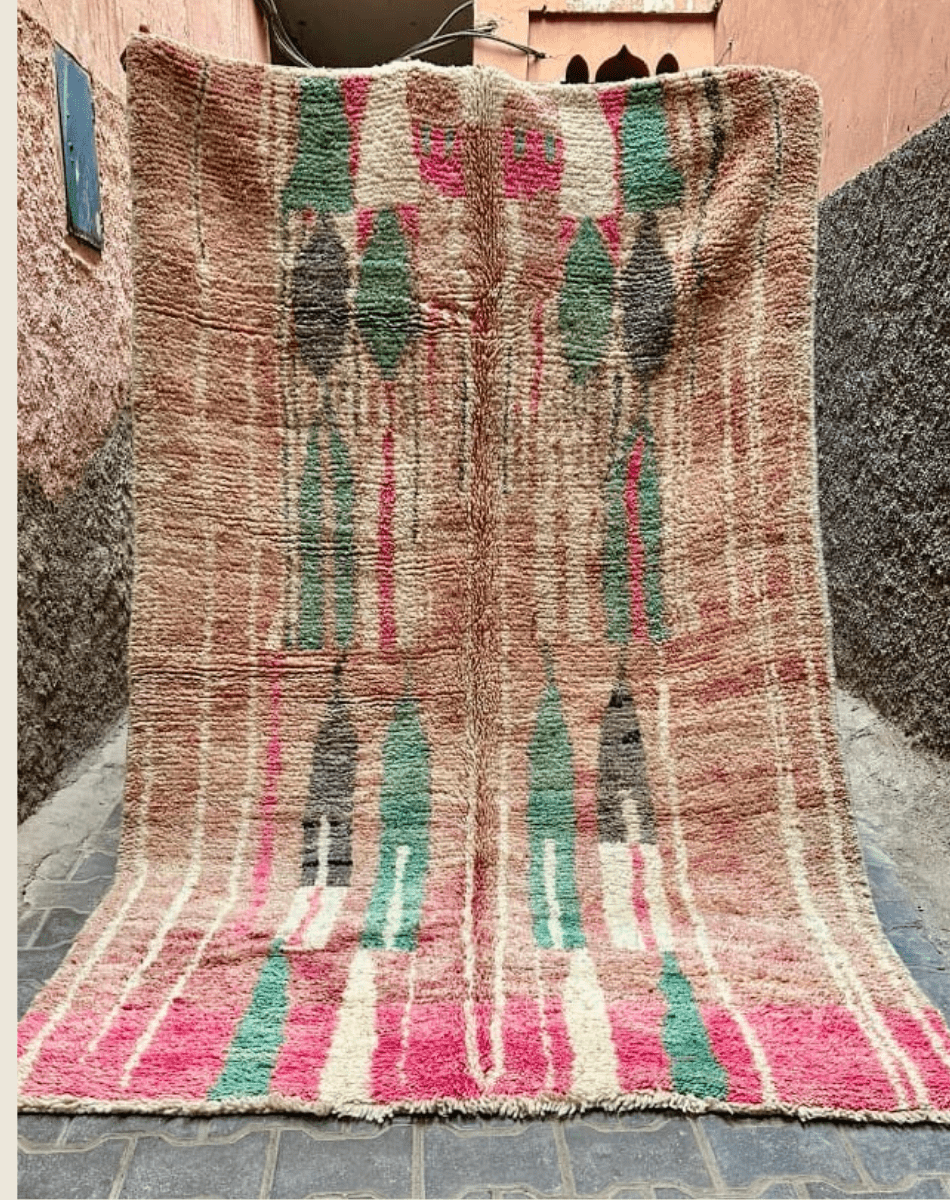 Tapis berbère vintage 260 cm x160cm – L’icône du style berbère