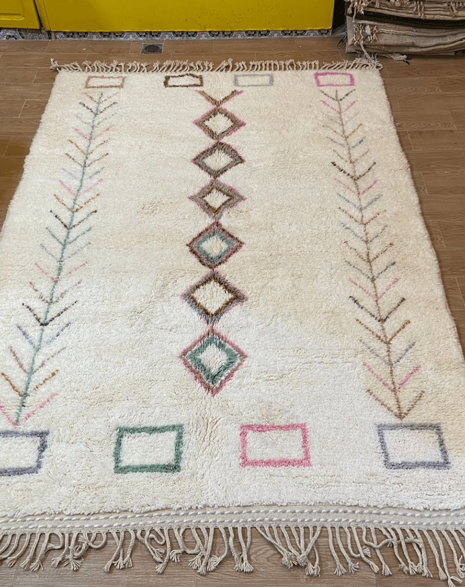 Tapis berbère Beni Ouarain – 300cm X 200 cm– L’icône du style berbère