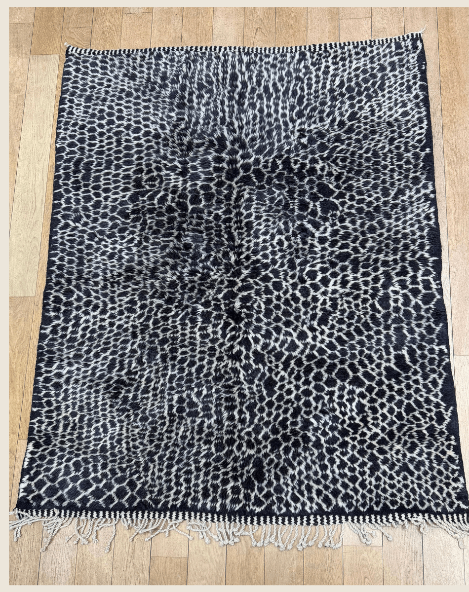 Tapis berbère Mrirt 190 x 150cm – Pièce unique en laine naturelle – Image 2