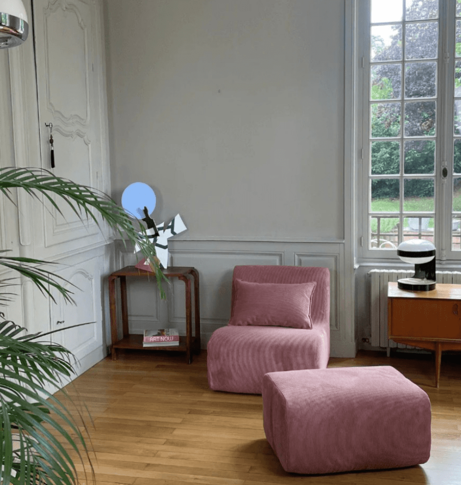 La Chauffeuse Pop Rose