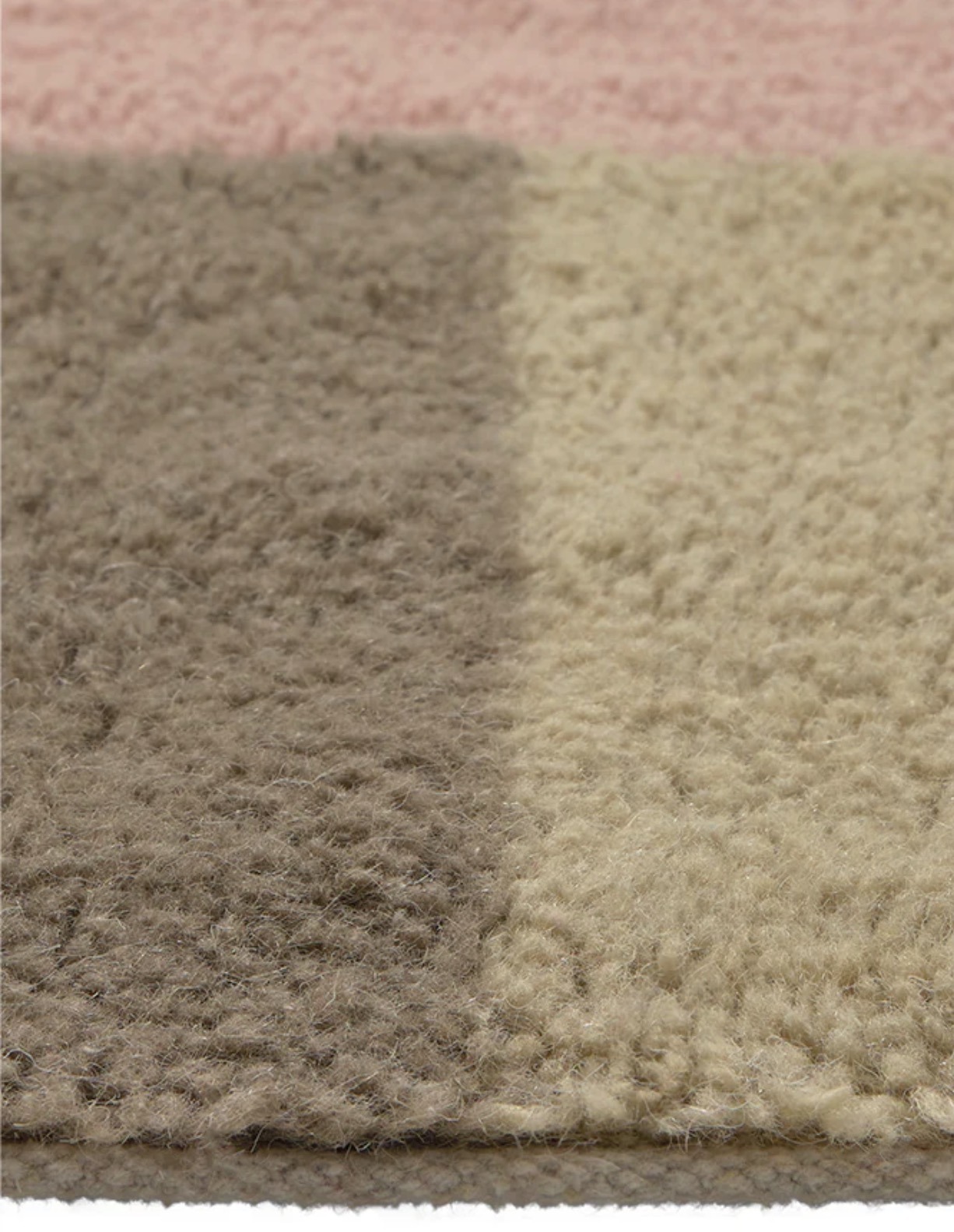 TAPIS EN LAINE CHROMA DUSTY PINK 80x230 – Image 2