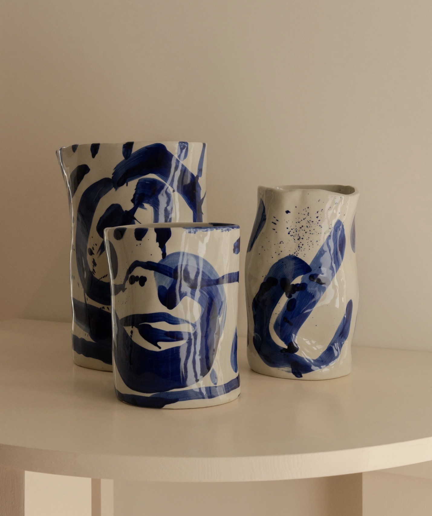 Vase L bleu SOPHIA – Image 2