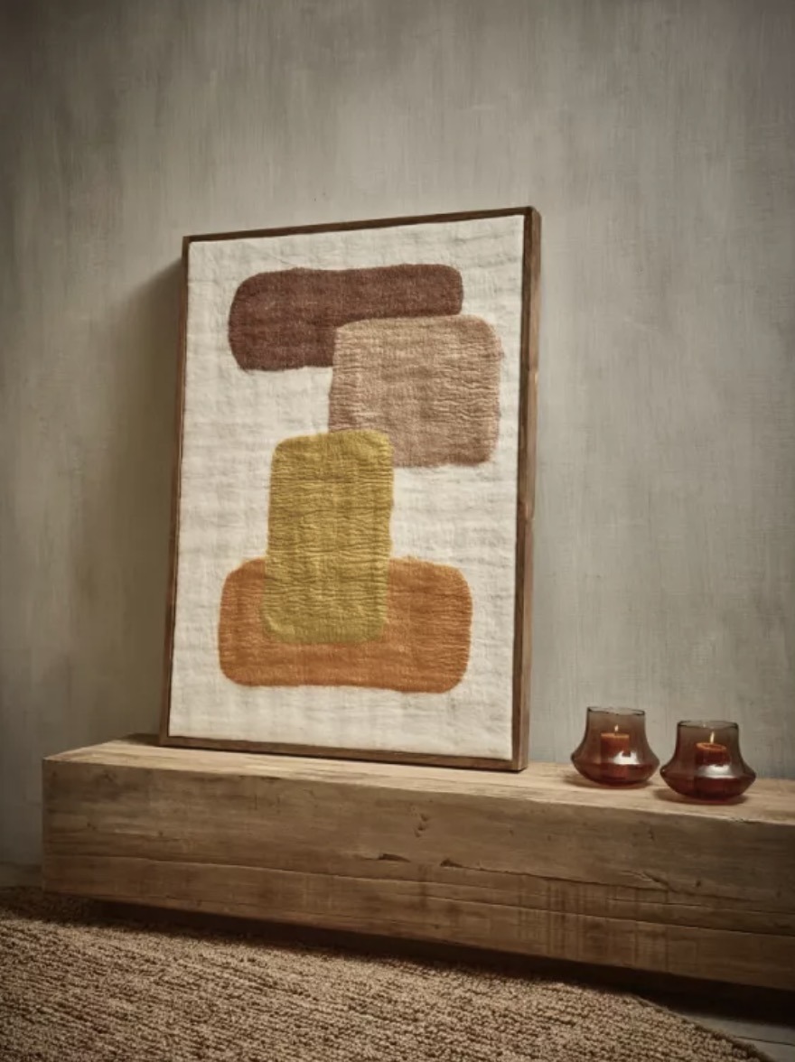 Tableau drap de laine