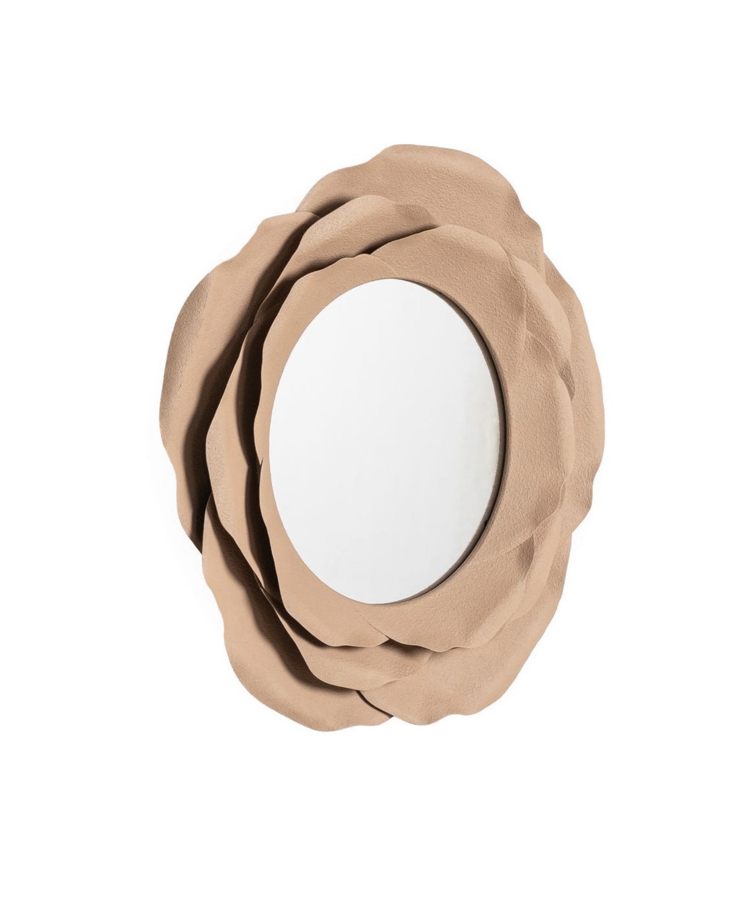Miroir fleur en métal – Image 2